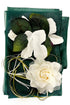 Girls Ivory With Sash Petal Flower Girl Dress, Sizes 2-14
